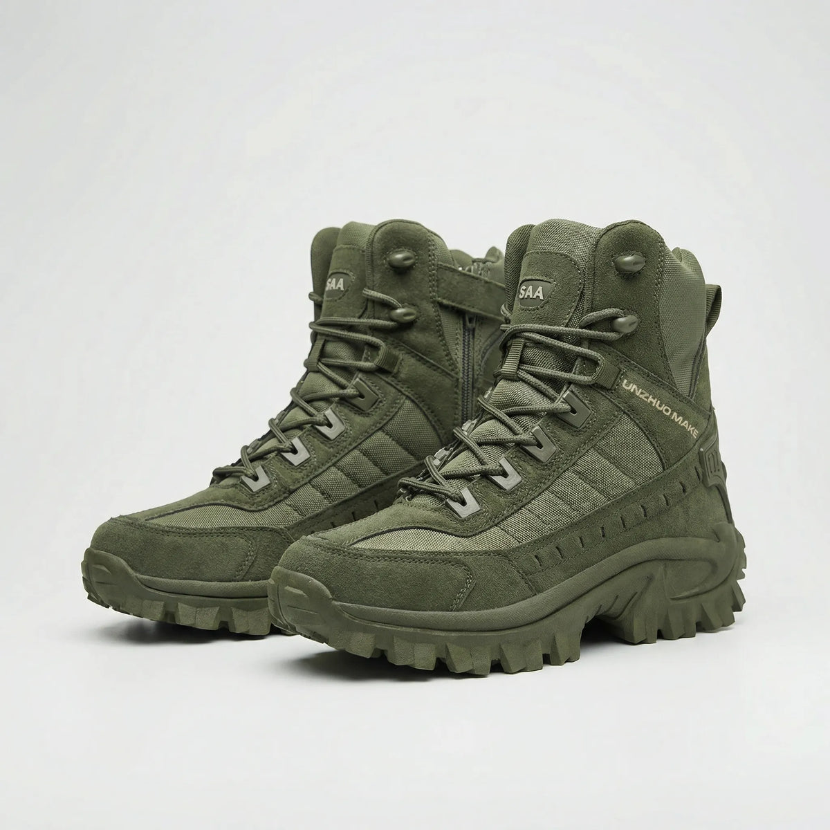 Hohe Herren-Schnürstiefel im Tactical-Stil
