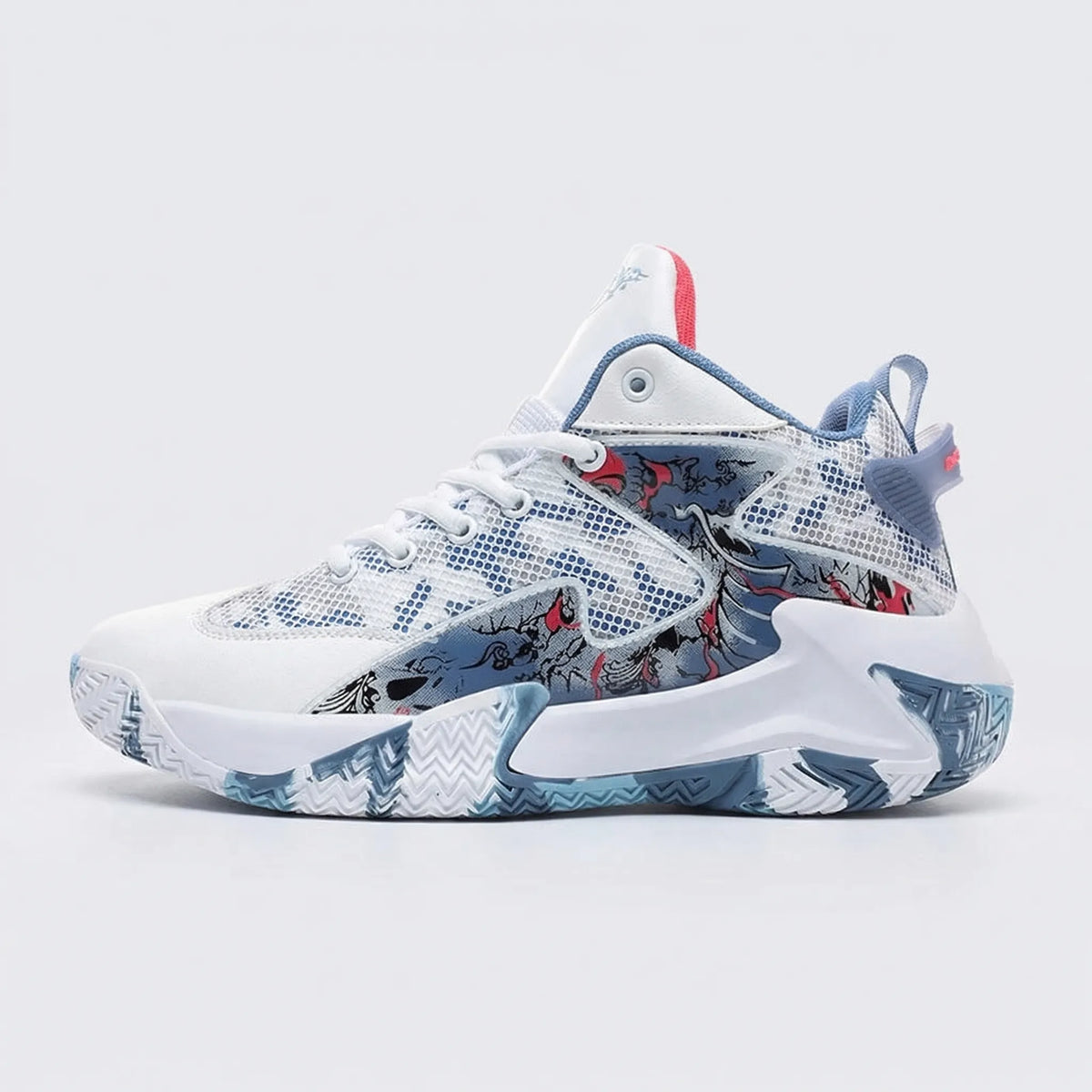 Herren High-Top Basketballschuhe mit auffälligem Muster