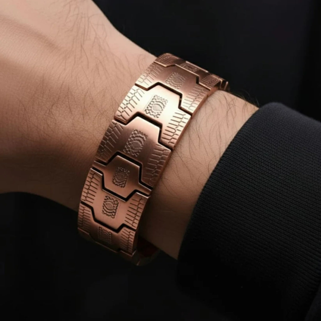 Magnetisches Kupferarmband für Herren