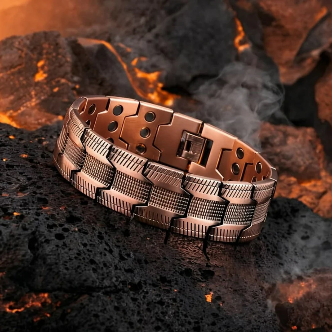 Magnetisches Kupferarmband für Herren