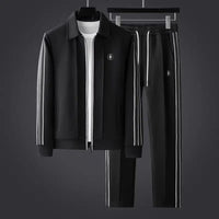 Herren-Trainingsanzug mit Reissverschlussjacke und Jogginghose