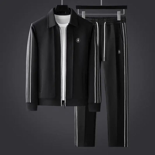 Herren-Trainingsanzug mit Reissverschlussjacke und Jogginghose