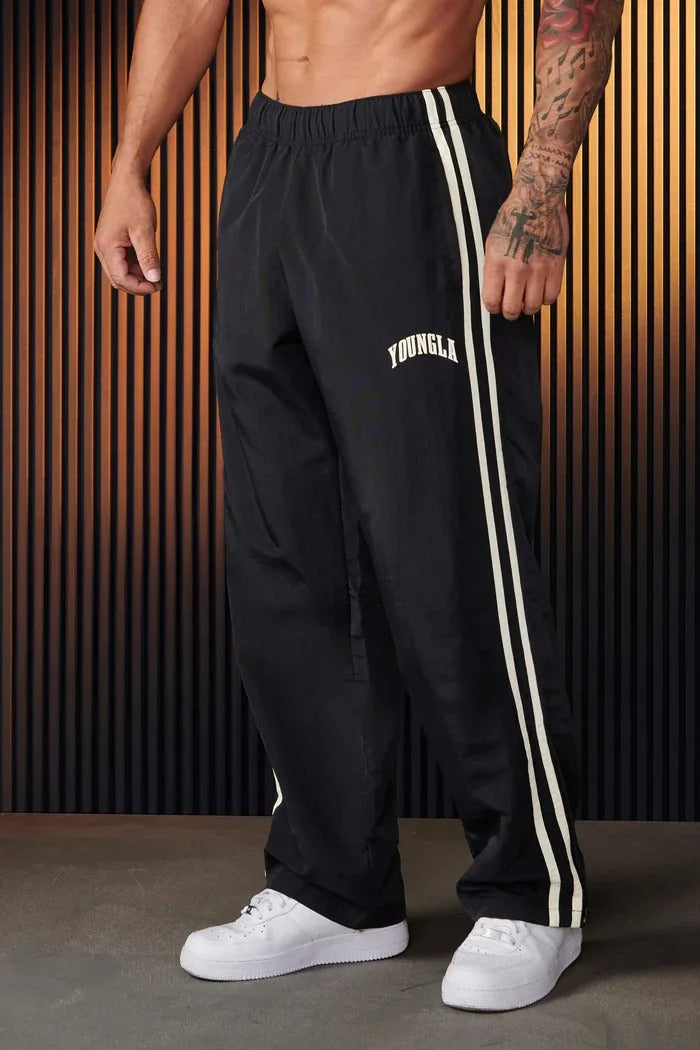 Herren-Jogginghose mit Doppelstreifen | Atmungsaktiv und elastisch