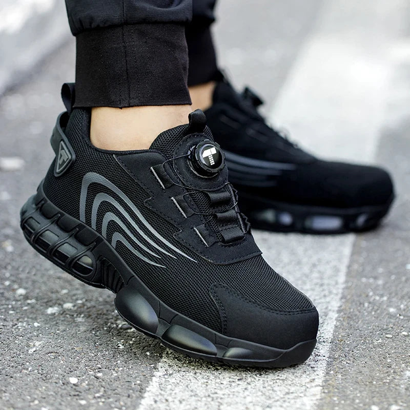Herren-Sicherheitsschuhe mit Drehverschluss