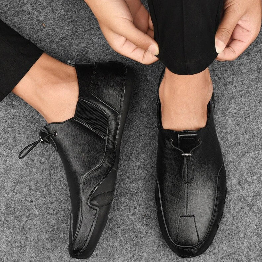 Orthopädische Herrenschuhe aus echtem Leder