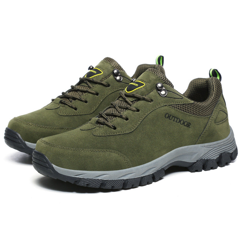 Orthopädische Herren-Trekkingschuhe mit Senkfussstütze