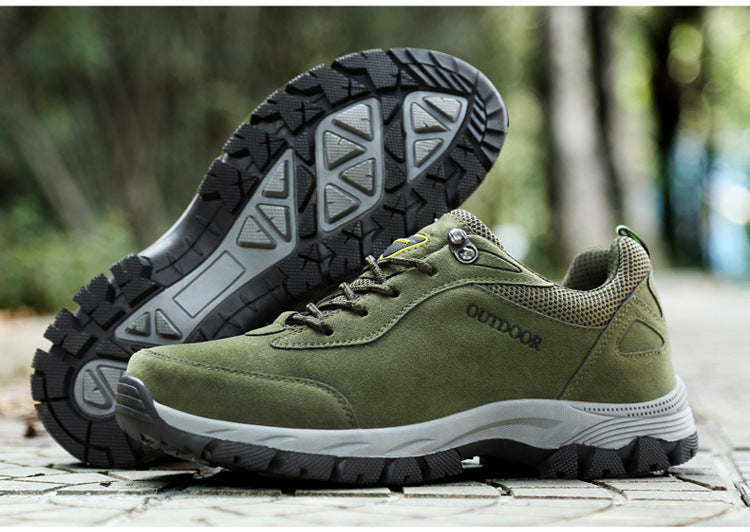 Orthopädische Herren-Trekkingschuhe mit Senkfussstütze