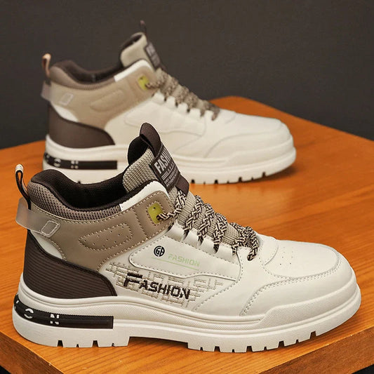 Orthopädische High-Top-Sneakers für Herren mit gepolstertem Schaft