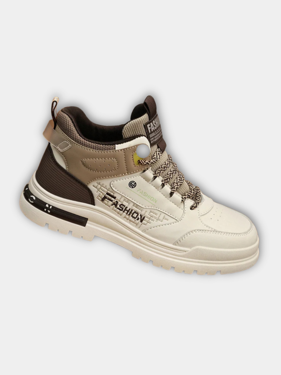 Orthopädische High-Top-Sneakers für Herren mit gepolstertem Schaft