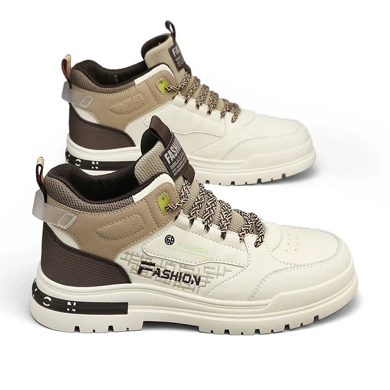 Orthopädische High-Top-Sneakers für Herren mit gepolstertem Schaft