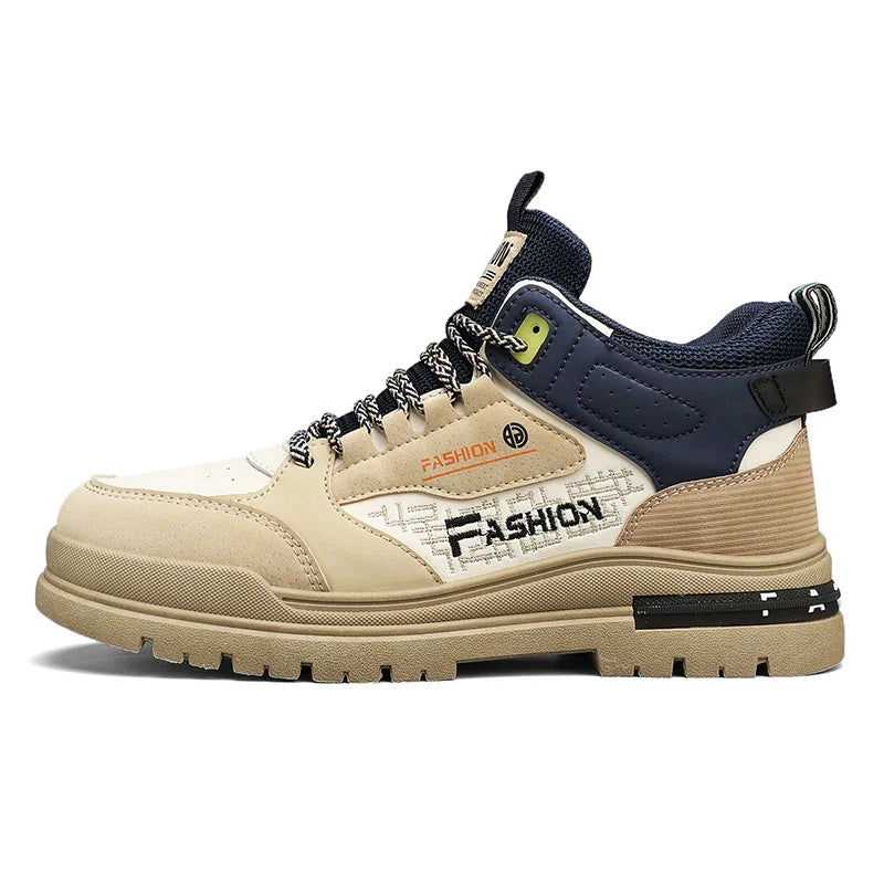 Orthopädische High-Top-Sneakers für Herren mit gepolstertem Schaft