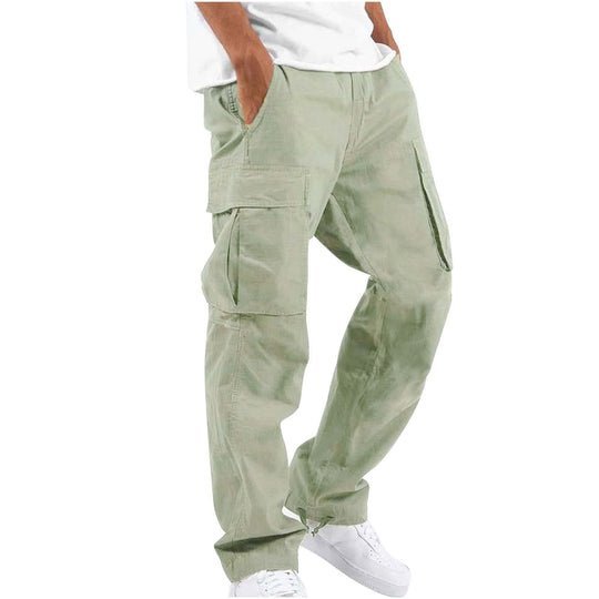 Herren-Cargohose aus Baumwolle mit Seitentaschen