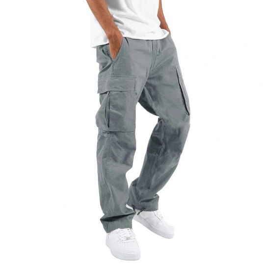 Herren-Cargohose aus Baumwolle mit Seitentaschen