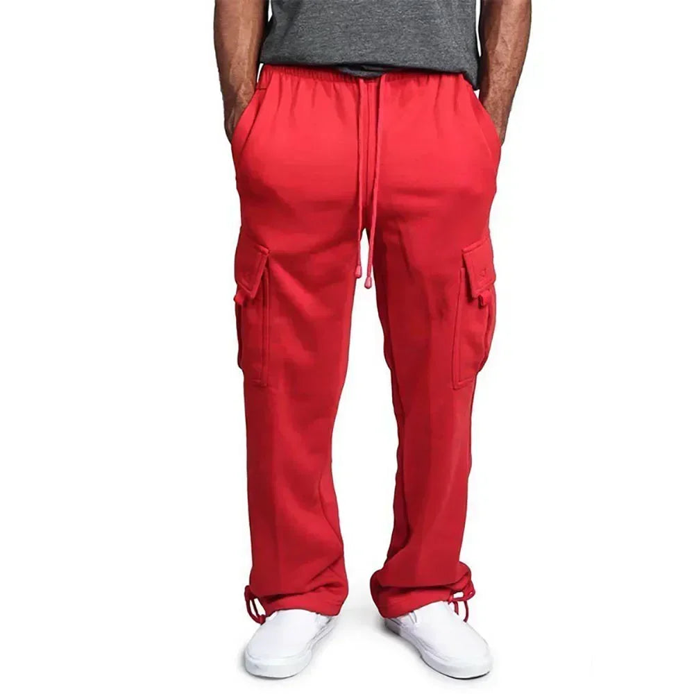 Herren Fleece-Cargo-Jogginghose in äusserst bequemer Ausführung