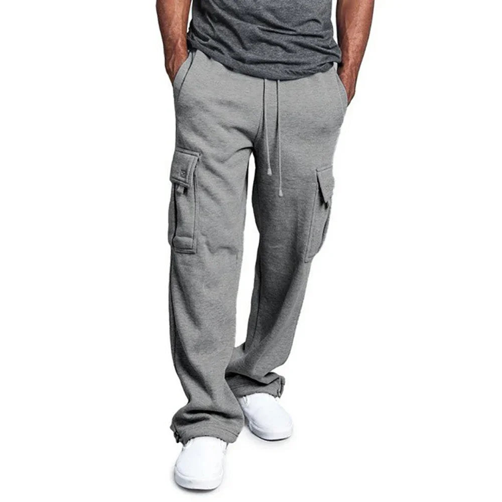 Herren Fleece-Cargo-Jogginghose in äusserst bequemer Ausführung