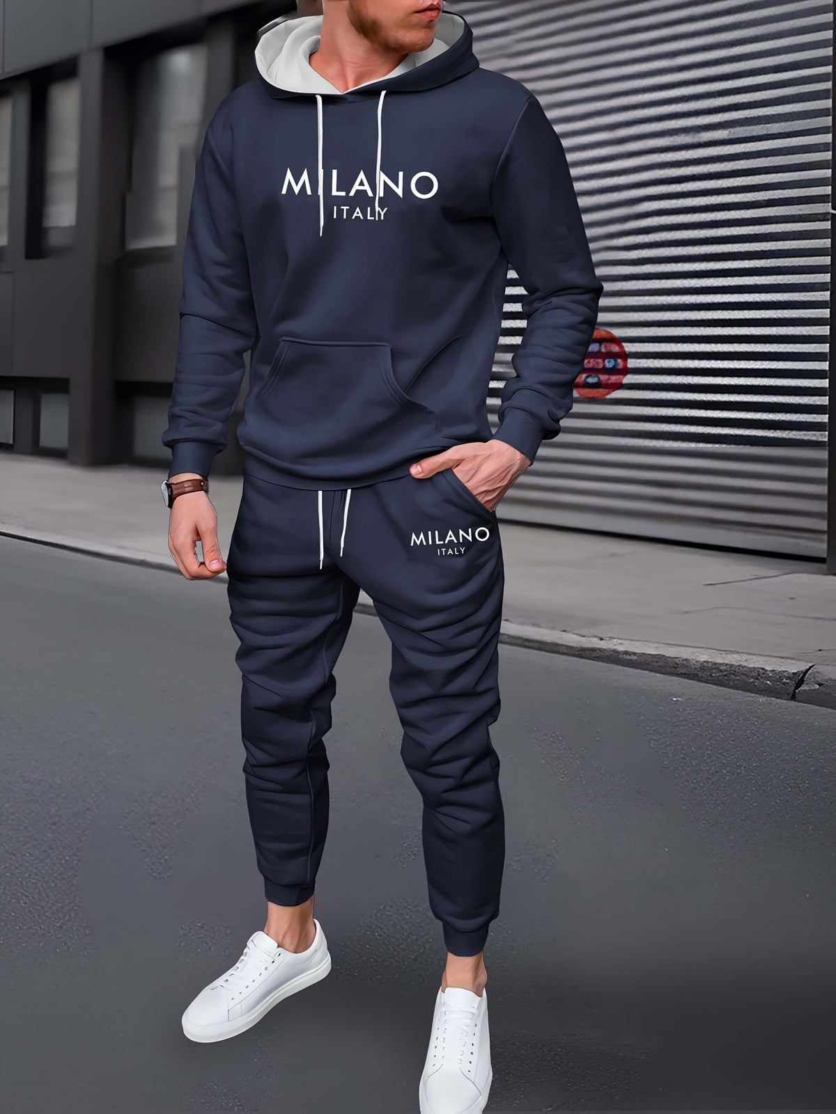 Herren Premium-Set aus Hoodie und Jogginghose