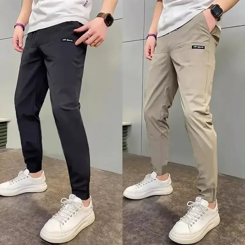 Elastische Herren-Cargo-Jogginghose mit mehreren Taschen