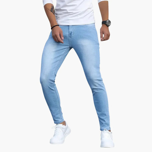 Herren Skinny Jeans mit Slim Fit Passform und schmal zulaufendem Bein