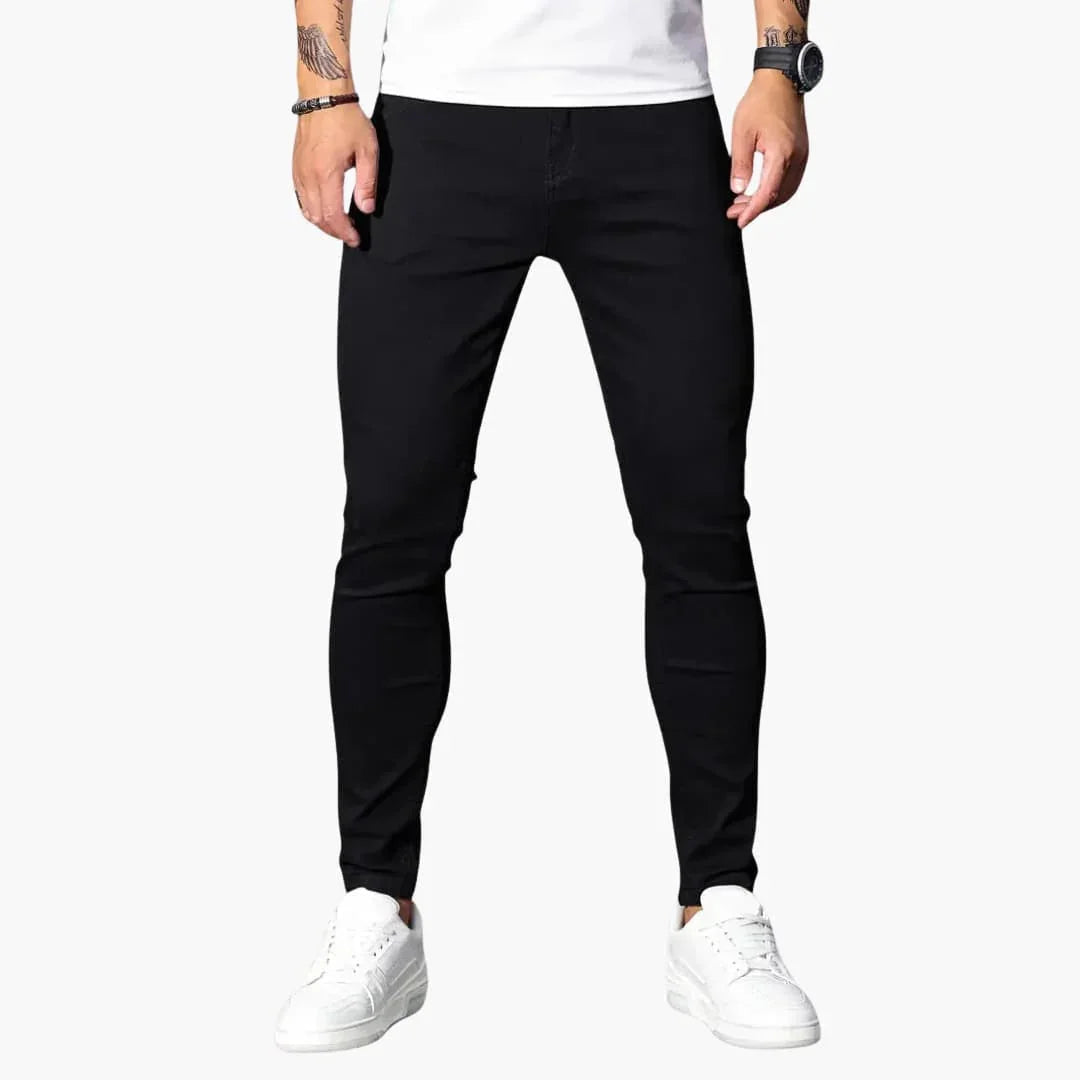 Herren Skinny Jeans mit Slim Fit Passform und schmal zulaufendem Bein