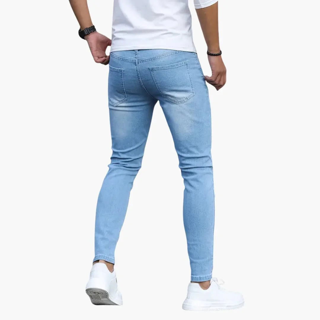 Herren Skinny Jeans mit Slim Fit Passform und schmal zulaufendem Bein