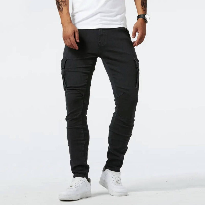 Herren Skinny Fit Cargohose