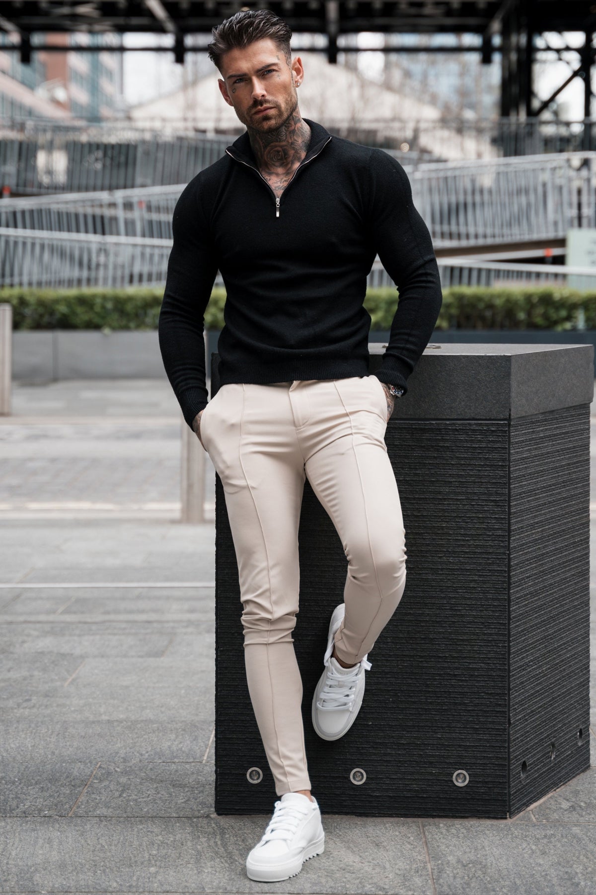 Herren Skinny-Fit-Hose