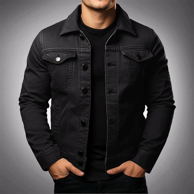 Herren Slim-Fit Jeansjacke - Herbst-Edition