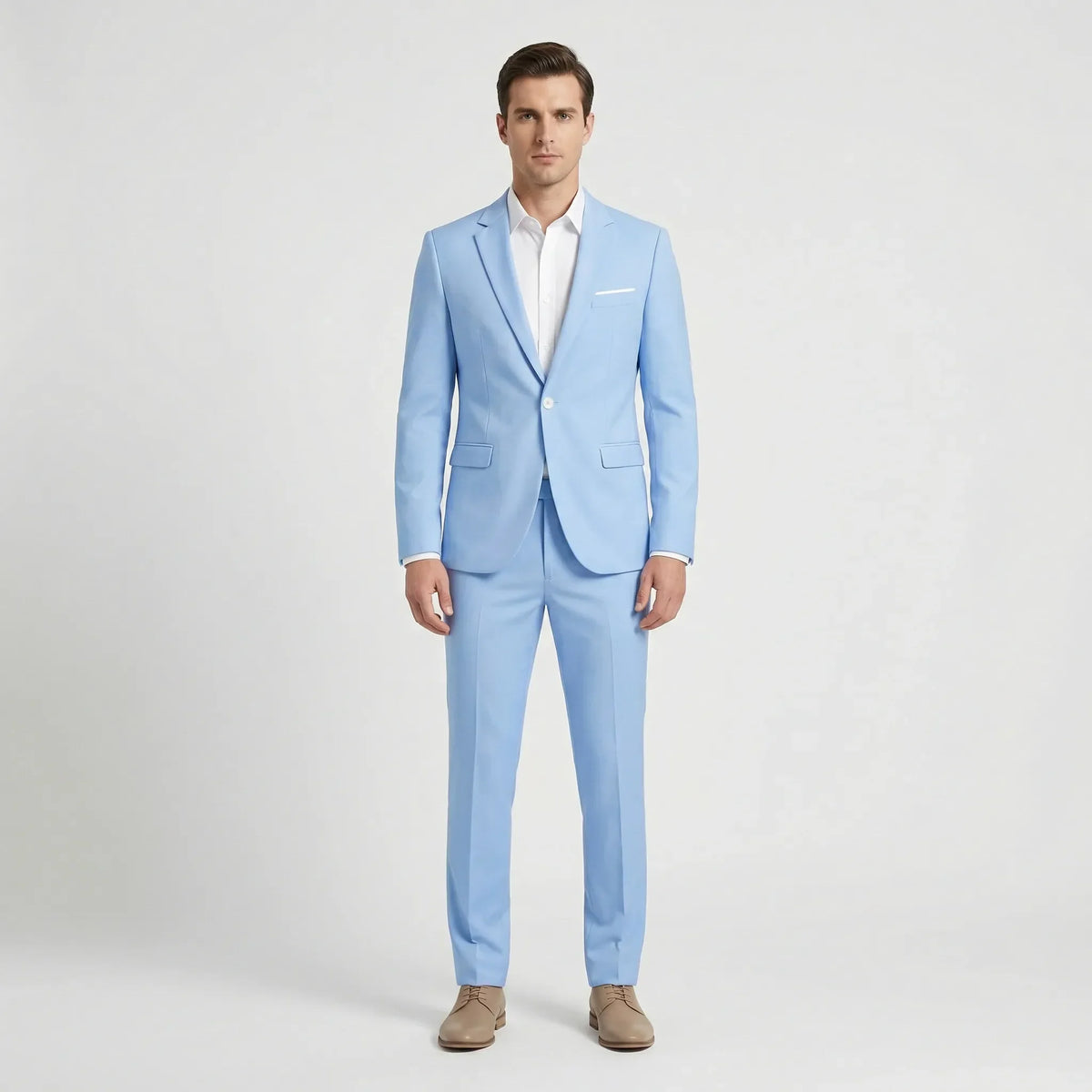 Herren-Slim-Fit-Anzug