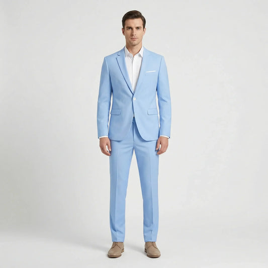 Herren-Slim-Fit-Anzug