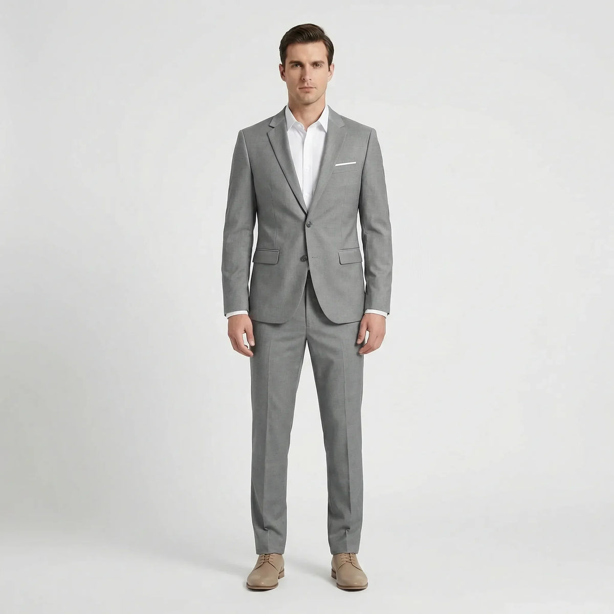 Herren-Slim-Fit-Anzug