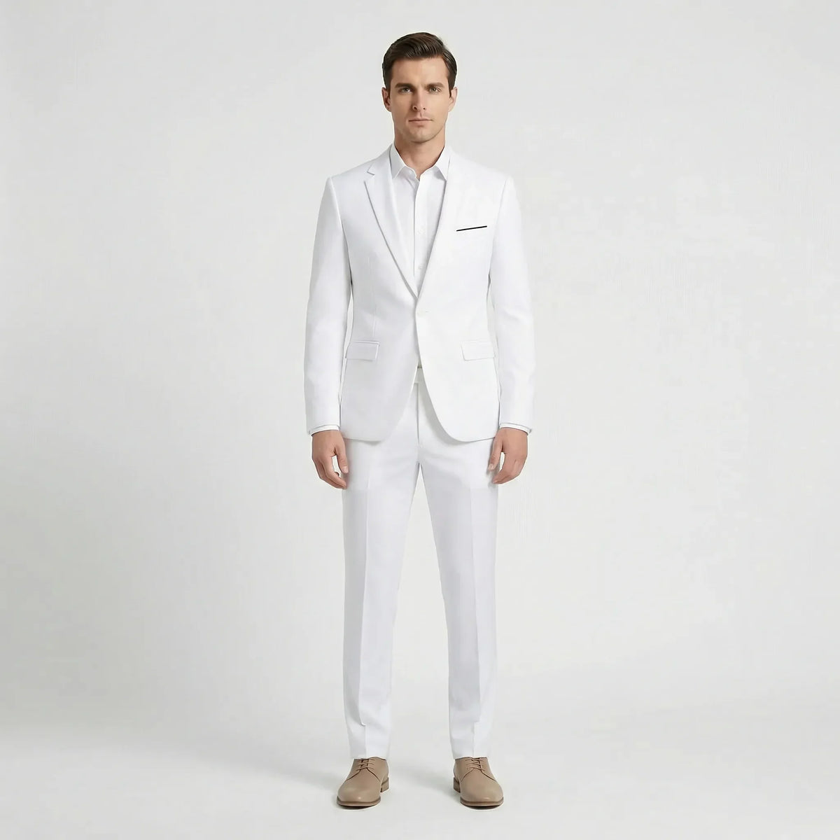 Herren-Slim-Fit-Anzug
