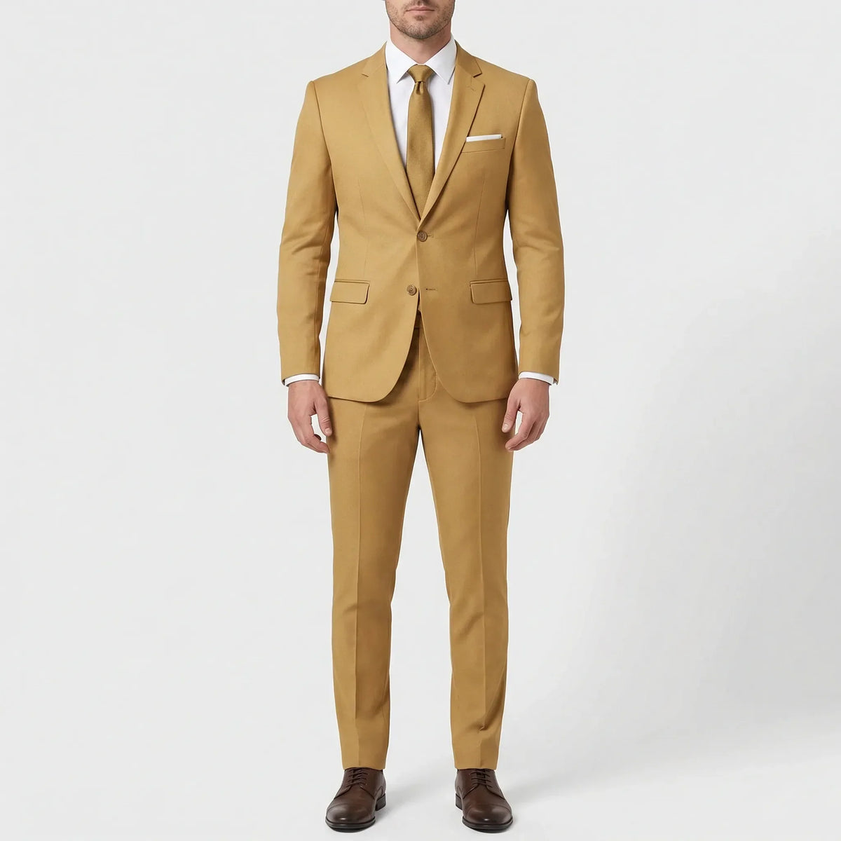 Herren-Slim-Fit-Anzug