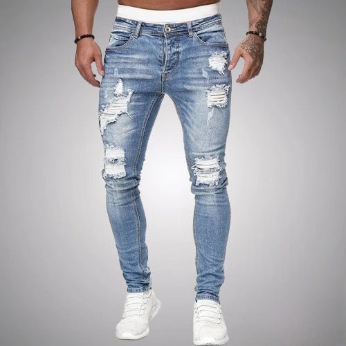 Zerrissene Skinny-Jeans für Herren