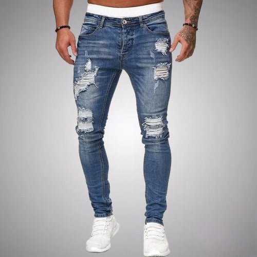 Zerrissene Skinny-Jeans für Herren