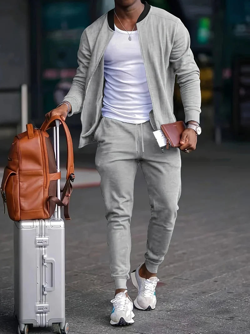 Herren-Set – Jacke mit Reissverschluss und Hose
