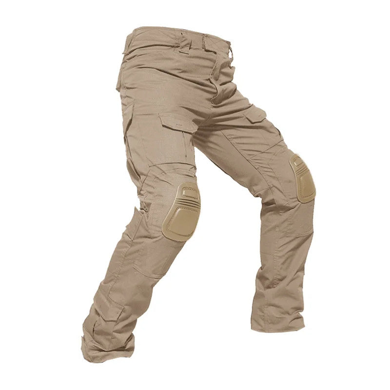 Taktische Outdoor-Cargohose für Herren mit Knieschonern