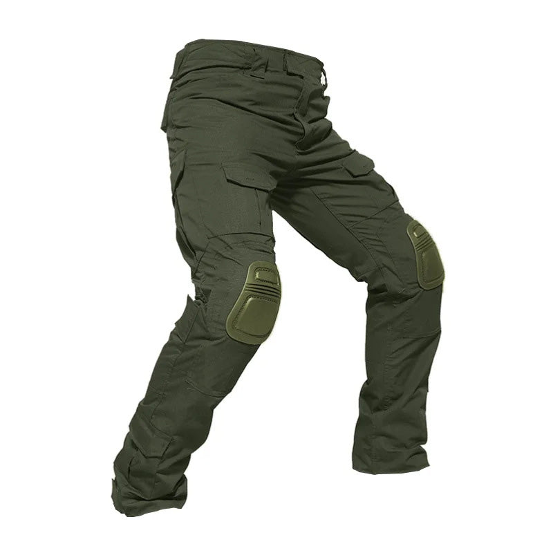 Taktische Outdoor-Cargohose für Herren mit Knieschonern