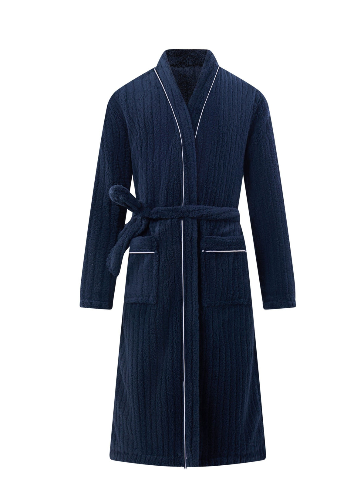 Herren-Winterbademantel – Warmer und weicher Fleece-Bademantel mit bequemer Passform