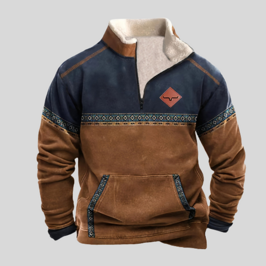 Herren-Winterpullover mit langen Ärmeln