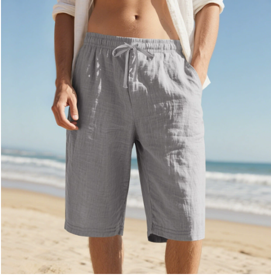 Knielange Chino-Shorts für Herren zum Hineinschlüpfen
