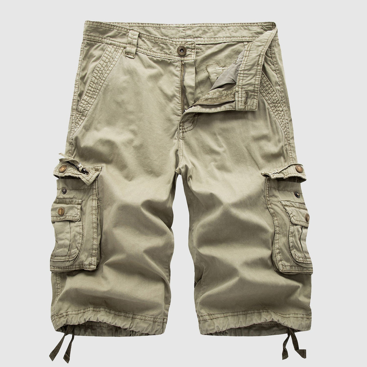Knielange Herren-Cargoshorts