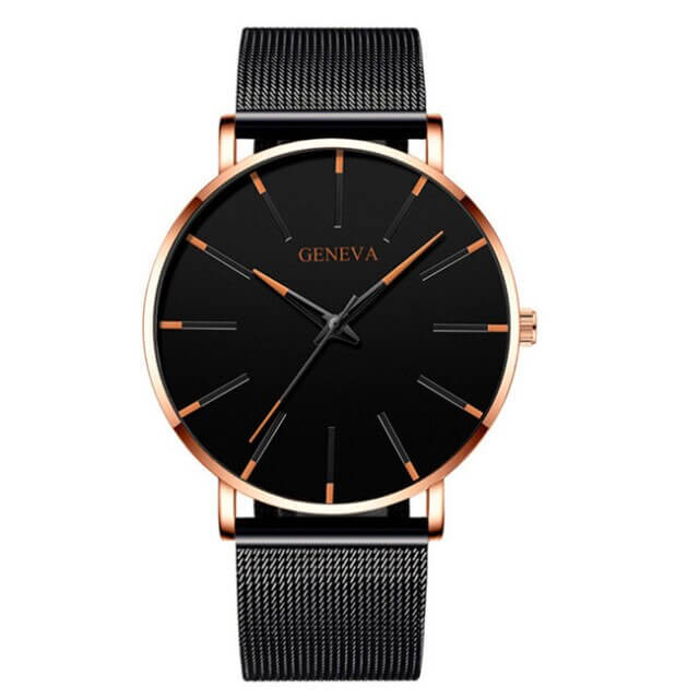 Ultradünne Business-Herrenuhr – schlichter, minimalistischer und zeitloser Stil