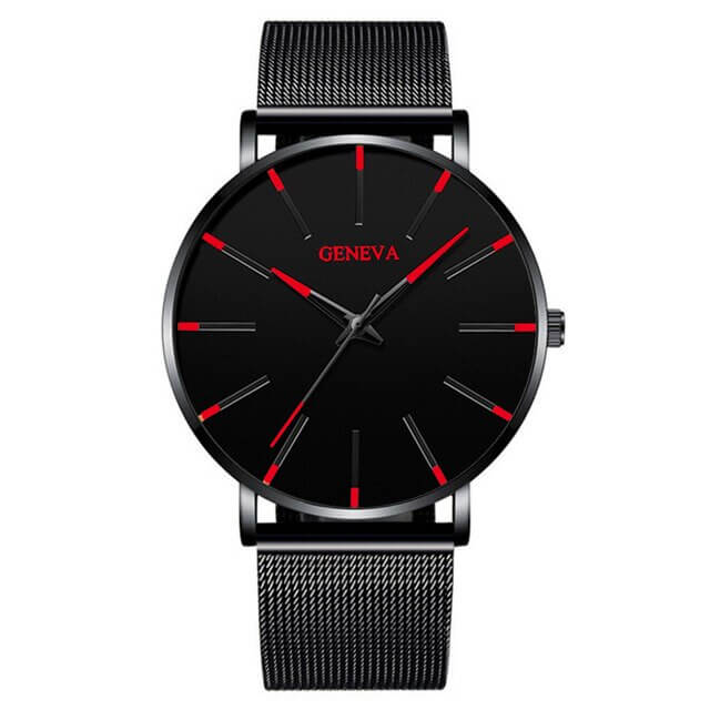 Ultradünne Business-Herrenuhr – schlichter, minimalistischer und zeitloser Stil