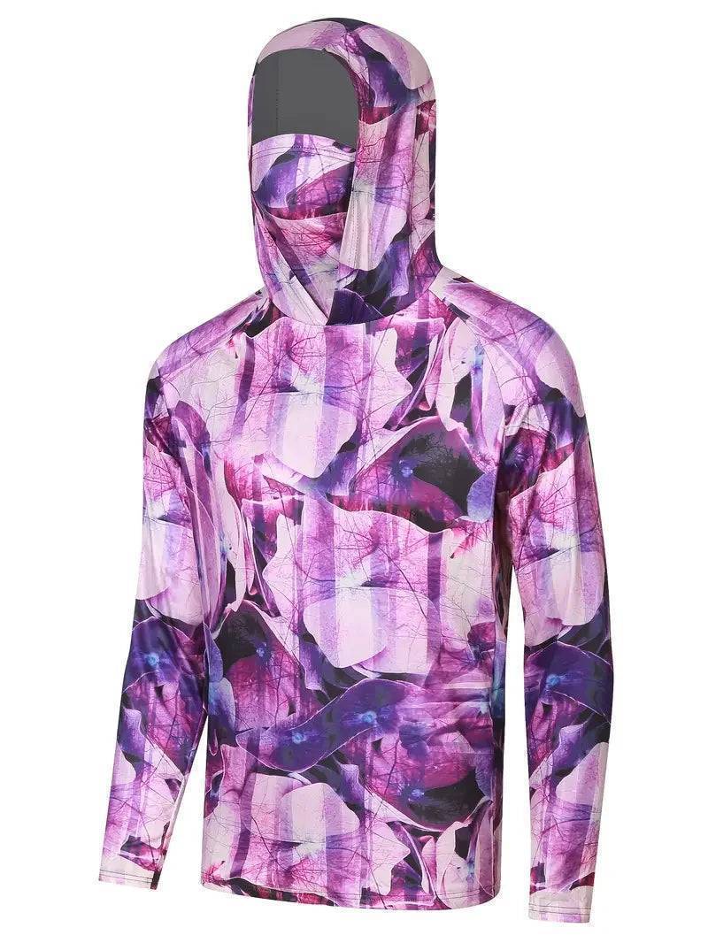 Herren UV-Schutz-Kapuzenpullover - Schnelltrocknendes Outdoor-Funktionsshirt