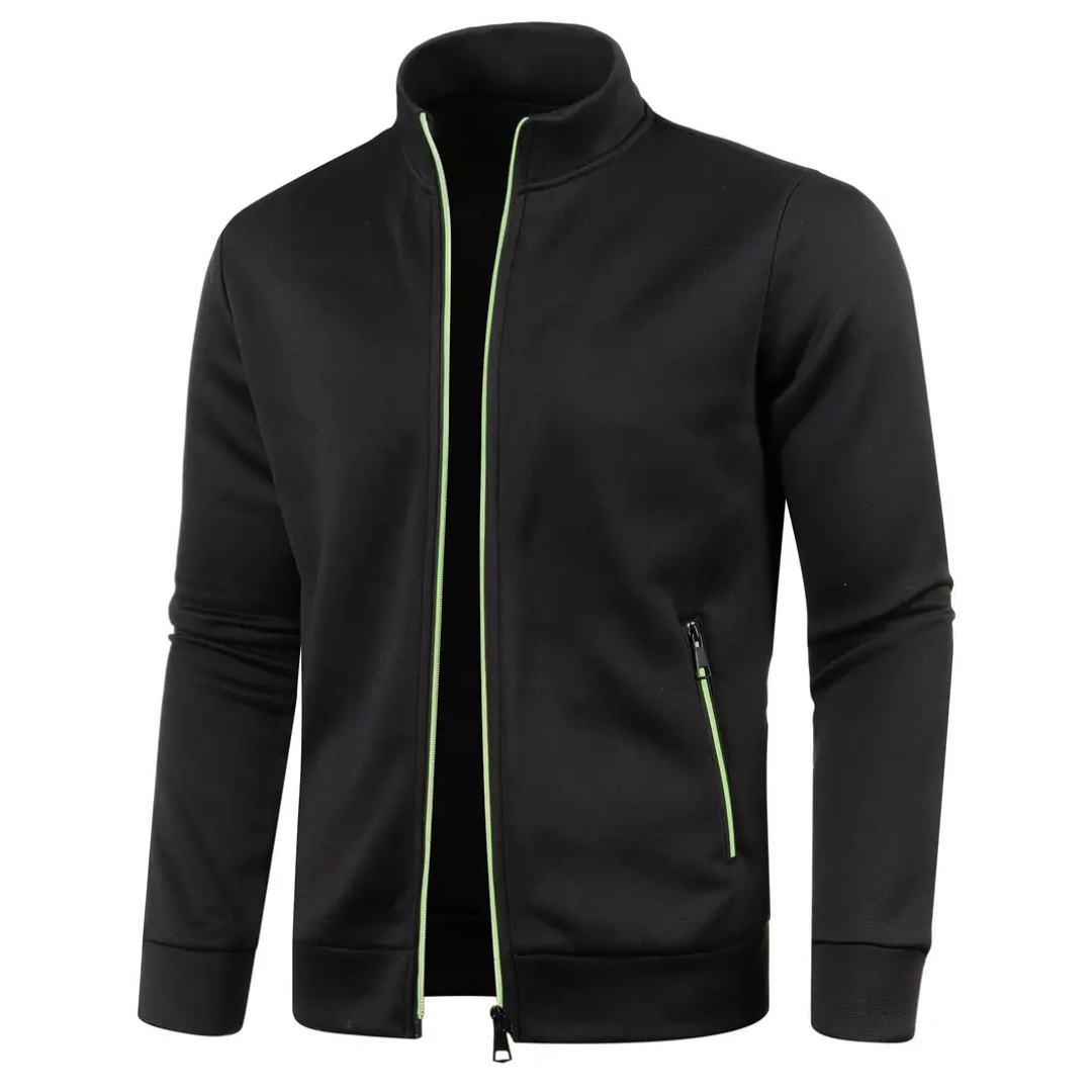 Herren-Sportjacke mit durchgehendem Reissverschluss