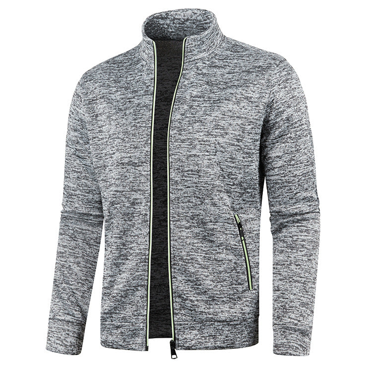 Herren-Sportjacke mit durchgehendem Reissverschluss