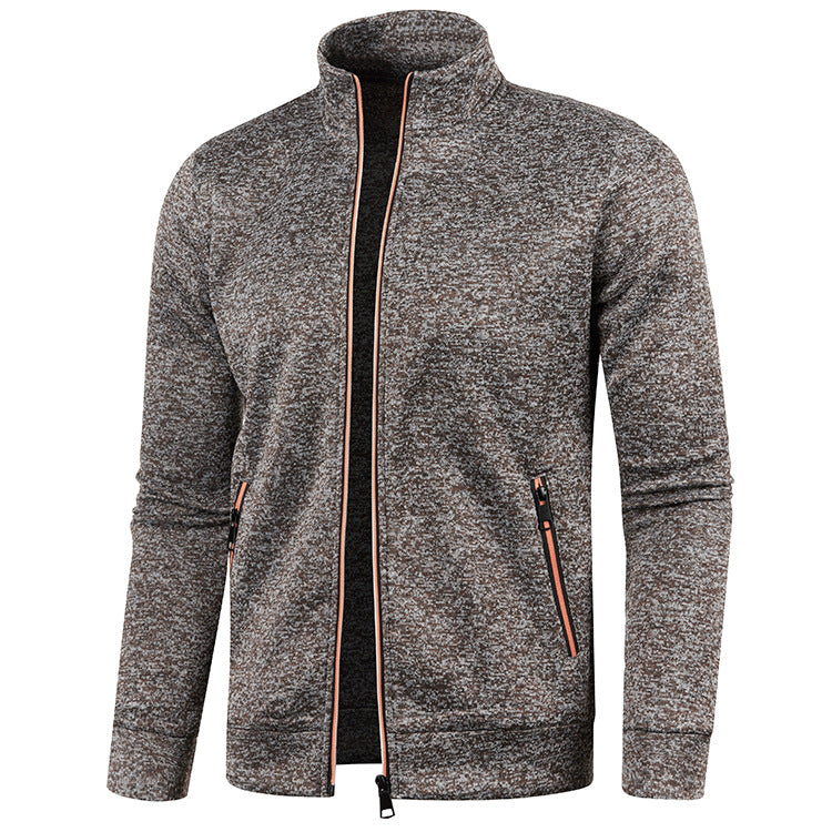 Herren-Sportjacke mit durchgehendem Reissverschluss