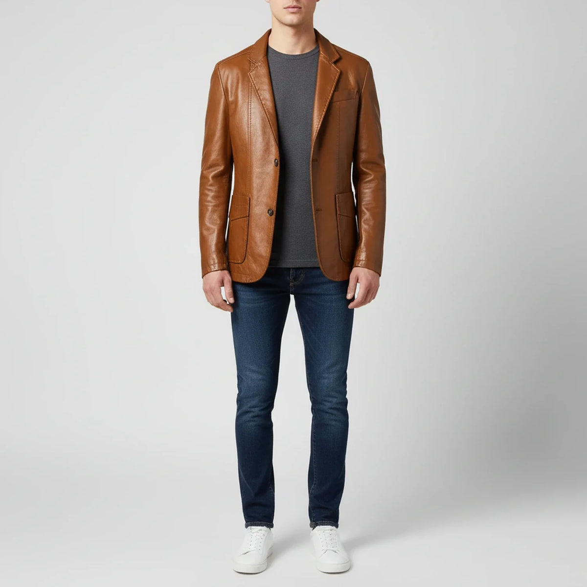 Herrenjacke im Sakko-Stil