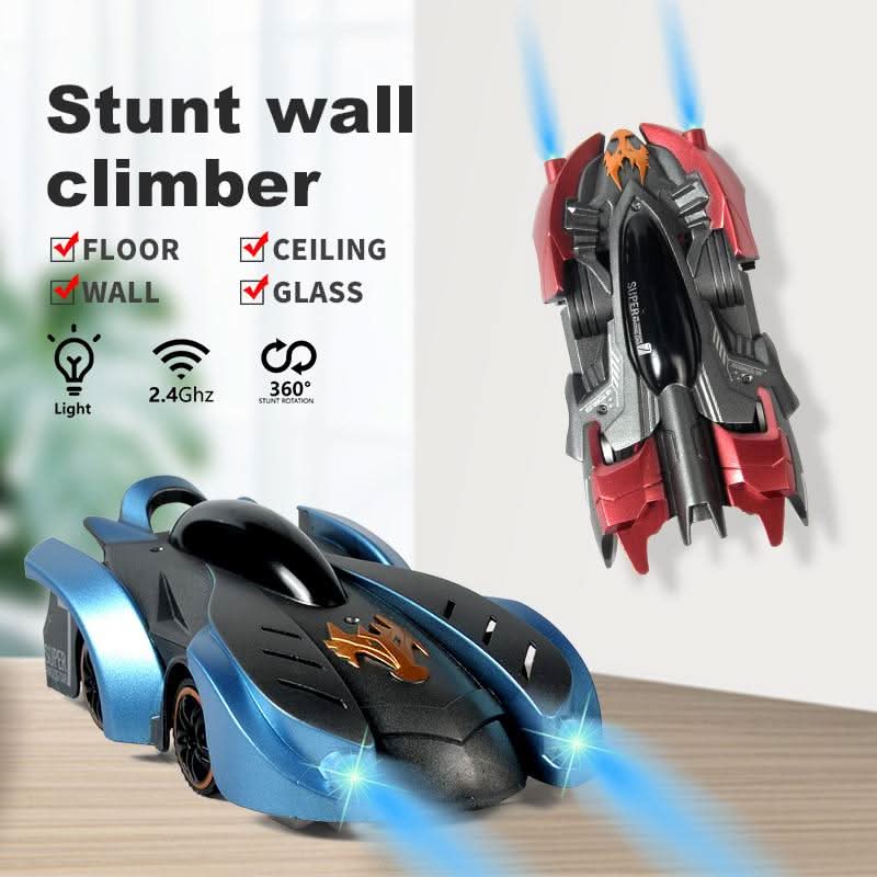 Ferngesteuertes RC-Stuntauto für Wand und Decke