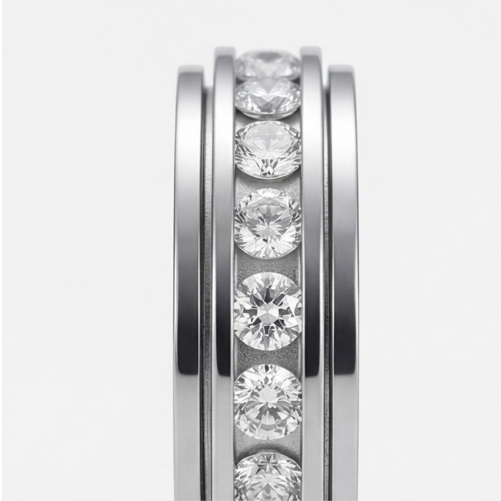 Drehbarer Zirkonia-Ring
